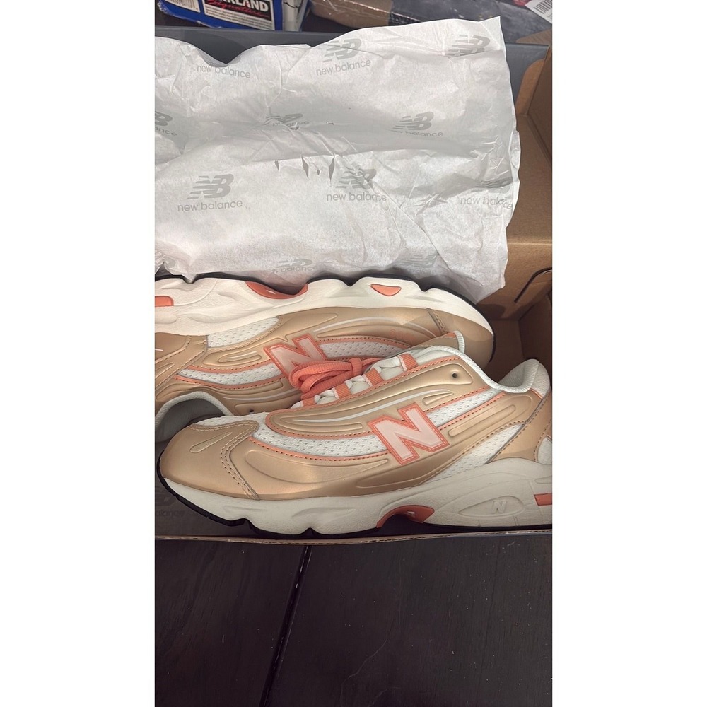New Balance 1000 Brown Orange Metallic Sneakers GC1000FP Mens 7 Womens 8.5